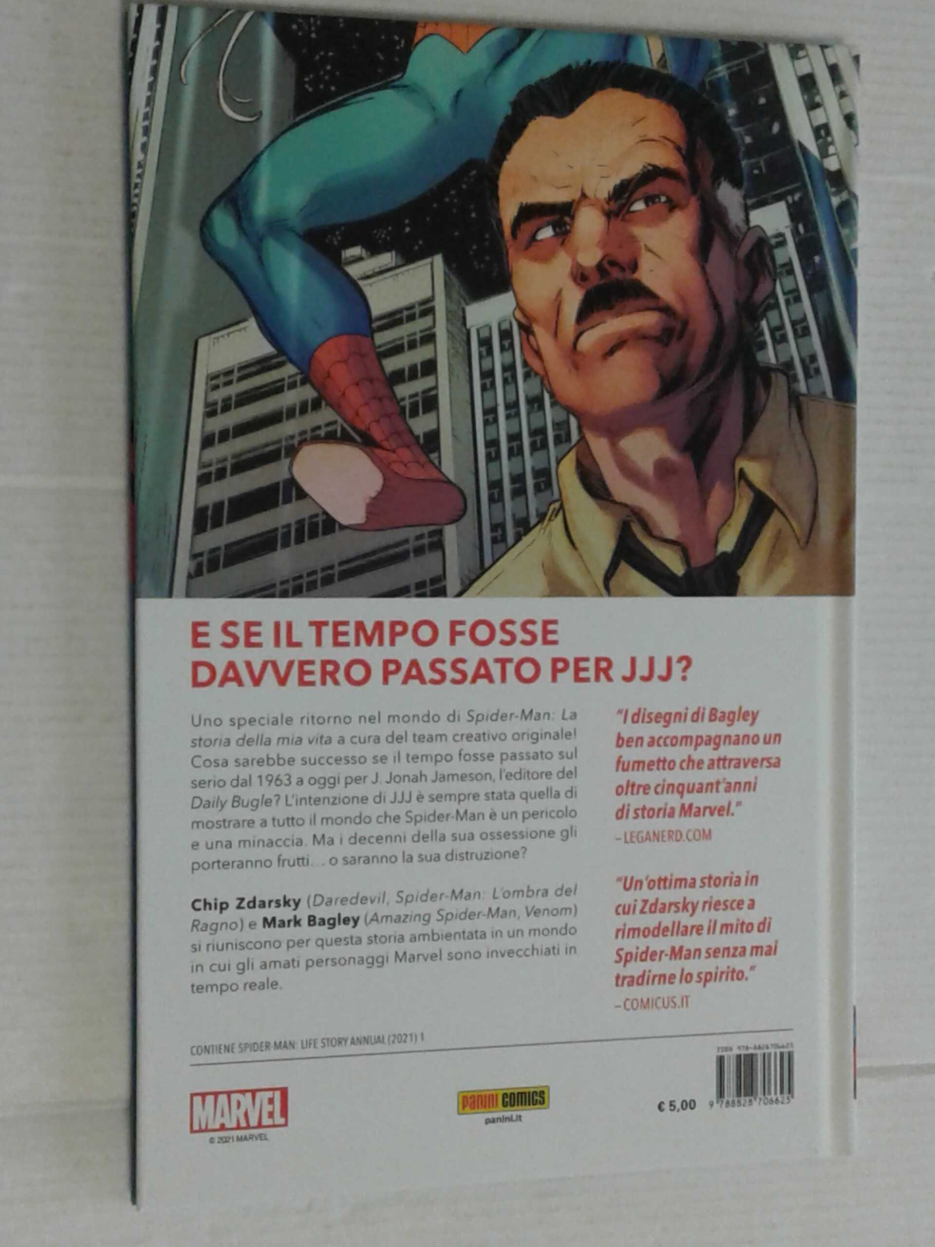 SPIDER-MAN- la storia della mia vita- DI:JONAH JAMESON- CARTONATO- MARVEL  PANINI COMICS- nuovo - Fumetti in Gondola