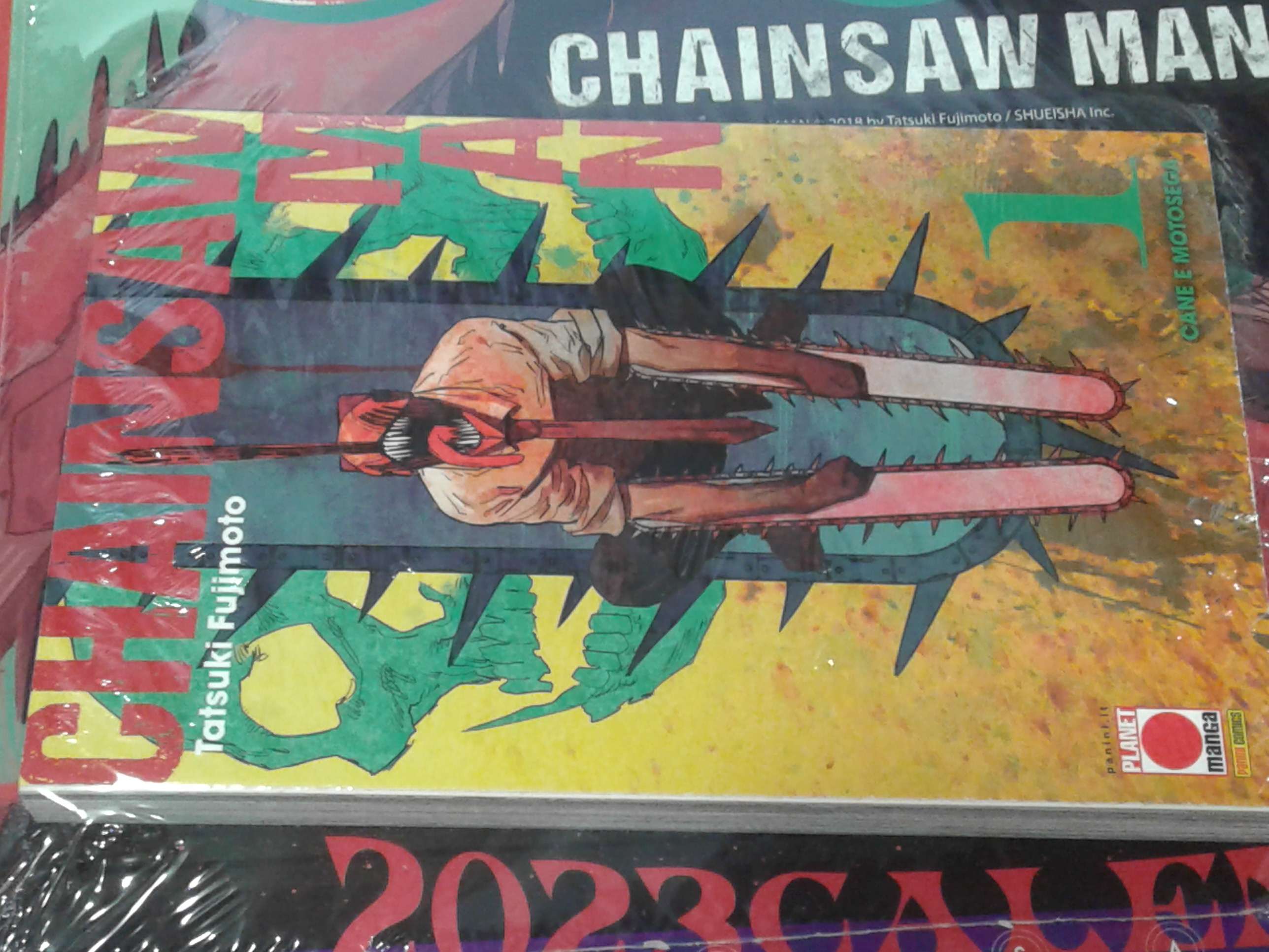 CHAINSAW MAN- N°1 variant cover con calendario- DI: TATSUKI FUJIMOTO- MANGA  PANINI 2023 - Fumetti in Gondola